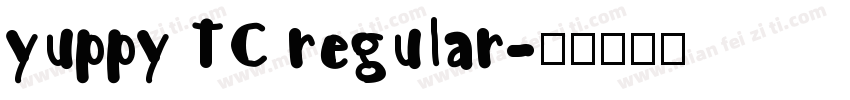yuppy TC regular字体转换
